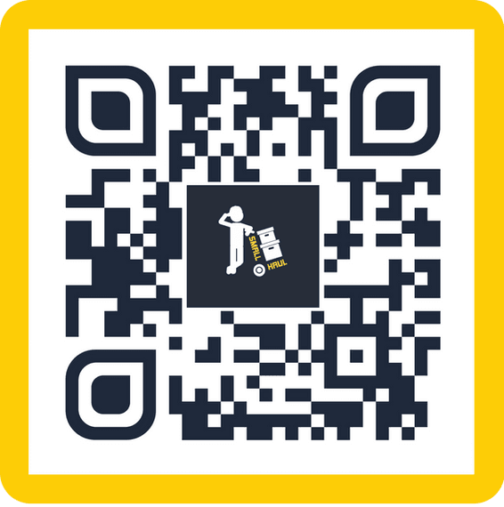 QR code linking to the Small Haul Hauler application